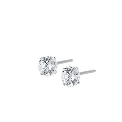 China TRENDY Four Fashion Women's Classic Claw Earrings S925 Sterling Silver Stud Earrings Jewelry for sale