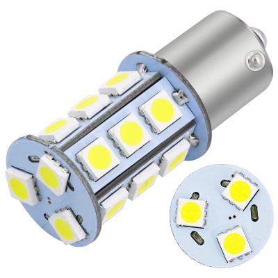 China Factory manufacture turn signal light 1156 Py21w 1157 3157 5050 18smd led auto bulb 12v 2.1W turn signal light brake lamp DJ160 for sale