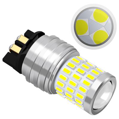 China Turn Signal Lights Accent Turn Signal Light 2.3W 1156 3156 7440 PW24w Led 3014 54SMD 3030 3SMD Auto White Yellow Bulb 12/24V DJ135-PW24w for sale