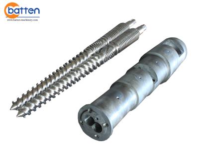 China Factory High Quality Cincinnati CM55/114 Tapered Twin Screw Barrel For PVC for sale