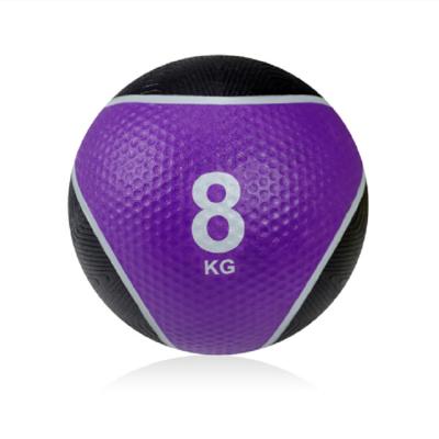 China Good Price Non-slip Exercising Ball Fitness Arm Medicine Ball 1KG -10KG High Quality Rubber Strength Training for sale