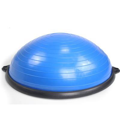 China Pvc+ABS Fitness Gym Equipment PVC Exercise 46cm Diameter Pilates Jumping Balance Yoga Half Round Ball for sale