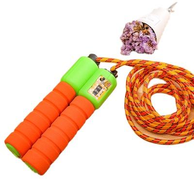 China Plastic Adjustable Jump Rope Jump Rope Sports Lose Weight Exercise Gym Fitness Rope With Count for sale