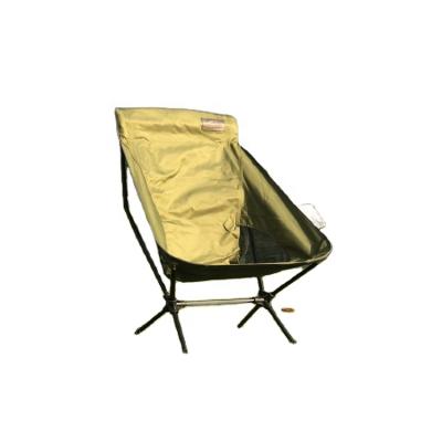 China Outdoor Modern Foldable Lightweight Moon Portable Camp Chair for Camping Hiking and Traveling Fishing Folding Chair for sale