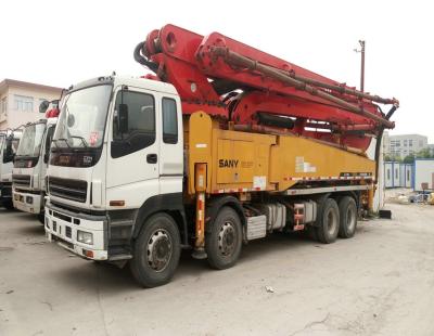 China Construction engineering 48m concrete pumping machine and chinese concrete mixer concrete pump truck for sale for sale