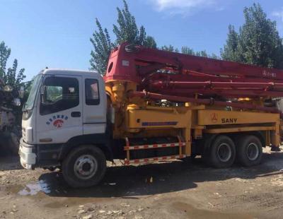 China Chinese construction engineering concrete pump truck 48m old concrete pump truck for sale for sale