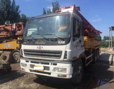 China construction engineering 48m concrete pump truck model/chinese concrete pump truck for sale for sale