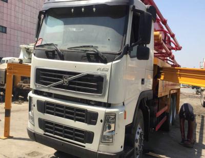 China Construction engineering 37m concrete mixer diesel concrete pumps /original for sewden engines and chassis for sale for sale