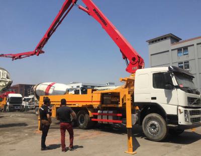 China Construction Engineering 37m Germany Concrete Mixer Concrete Pumps /original Japan diesel engines and chassis for sale for sale