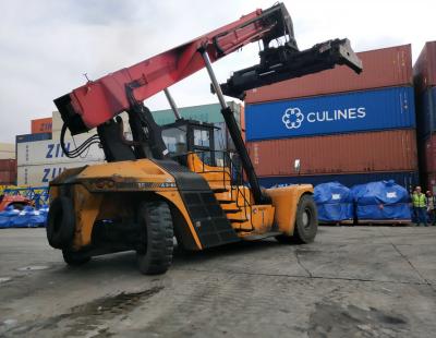 China Garment Shops Sweden Original Container Forklift 45ton/50t Heavy Reach Stacker Forklift for sale