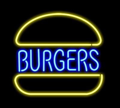 China 2022 Hot Selling High Quality Theme Park Burger Led Neon Signs Lights (Can Be Customized) for sale