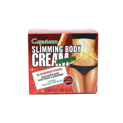 China High Quality Slim Red Chili Peppers Abdominal Muscle Weight Loss Waist Capsaicin Body Lotion Hydration Chilli Slimming Cream for sale