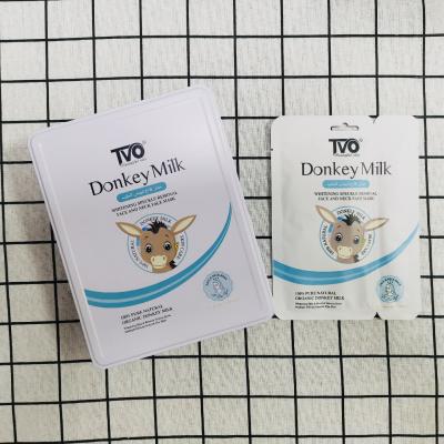 China High Quality Moisturizer Deep Repair Soothing Moisturize Whitening Donkey Milk Mask for sale