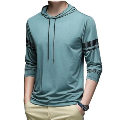 China Wholesale Grown Top Men's Long Sleeve Quick-Drying T-shirt T-shirt Outdoor Sports Loose Hooded Sweater QUICK-DRY Long for sale