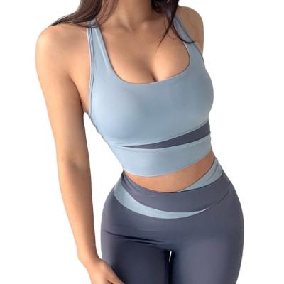 China Breathable Cross Stitching Sports Bra Anti Sagging Gathering Anti Fitness Women's Running Yoga Clothes for sale