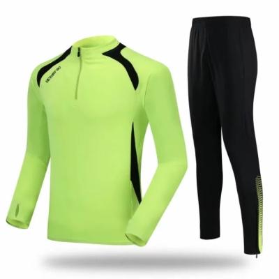 China Sets spring and autumn new men's football sports suit breathable fitness training sportswear long sleeve pants for sale