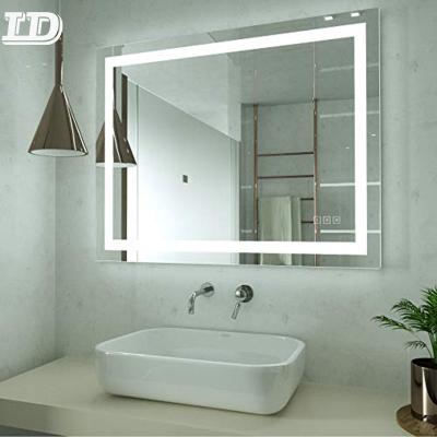 China Enlargement Led Wall Mounted Bathroom Mirror for sale