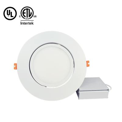 China Modern 4inch 6inch Ceiling Panel Light Gimbal Trim Led Panel Light Dimmable Led Panel Light for sale