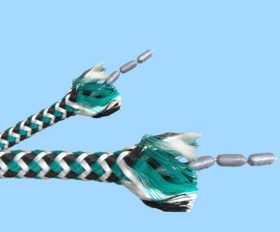 China Nylon Braided Boat Rope Polyester Lead Rope Marine Lead Core Rope for sale