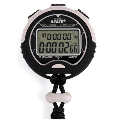 China Stopwatch for Lane 2 Row 100 Memories Digital Sports Stopwatch Mini Handle Timer Digital Alarm Stopwatch for sale