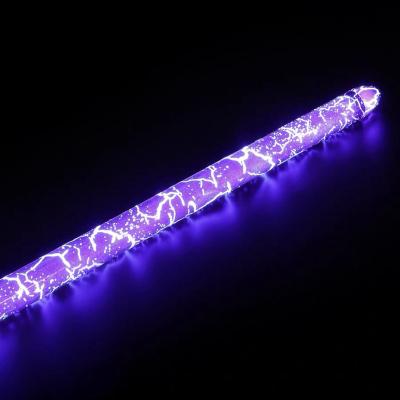 China Cosplay Cosplay LHSABER Custom New arrivals  flashing light baselite RGB pixel Crack Lightsaber blade laser sword blade for sale