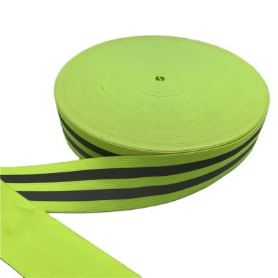 China Hot Selling Untearable 4*1.5CM Polyester Tape With Reflective Tape Safety Reflective Tape With Logo for sale