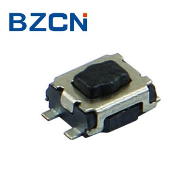 China Momentary Micro 4 Pin SMD Surface Mount Tact Switch 3*4 RoHS Flower Standard Button Tactile Switch 1NO for sale