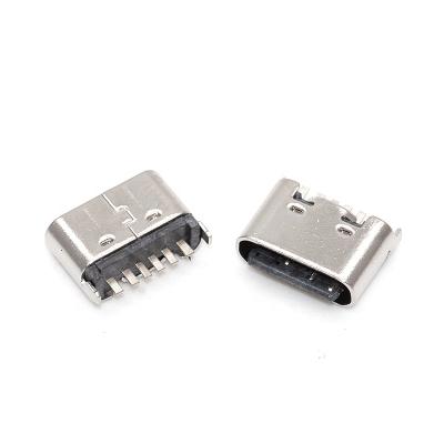 China High Quality C L 6.5mm Usb USB Factory Direct Selling Micro Female 8 Pins Smt Charging Left Connector for sale