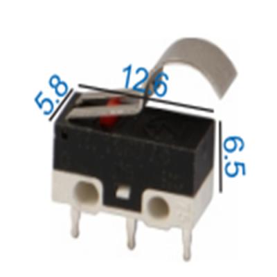 China Electronics MS-006 JI018 Roller Lever C-NO-NC Automatic Button Switch Small Momentary Stainless Steel 1NO PCB SMD for sale