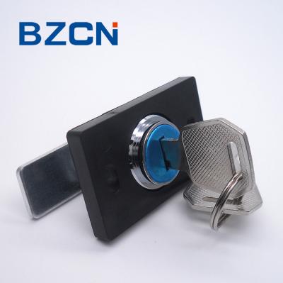 China Passenger Elevator DTS 301 Square Black Panel Lock Switch For Elevator Door Stainless Steel Mechanism Latch for sale