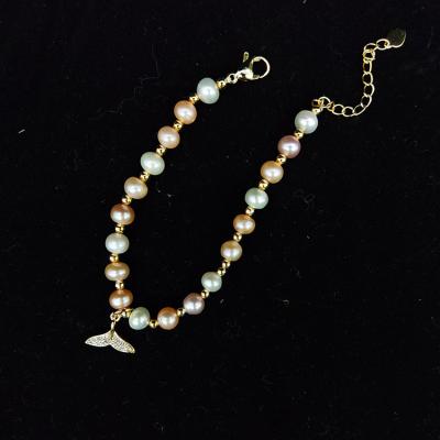 China Wholesale CLASSIC 24K Gold Filled Beaded Stretch and Green Gemstone Bead Strand Adjustable Chain Bracelet for Women for sale