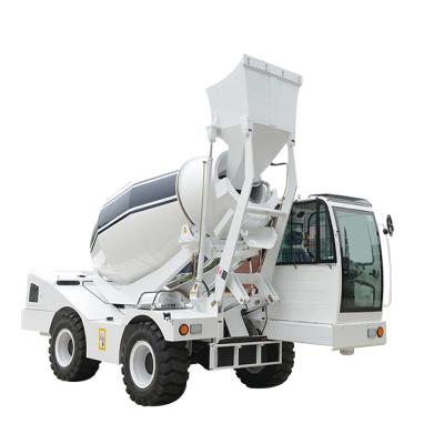 China Construction Material Shops 3.0-4.0CBM , Self Loading Concrete Mixer Truck For Sale / Mobile Concrete Mixer Gasoline Price for sale