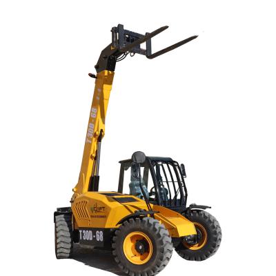 China Construction Material WELIFT 4X4 diesel telescopic handlers for sale telescopic forklift handler 3ton 6.5m for sale