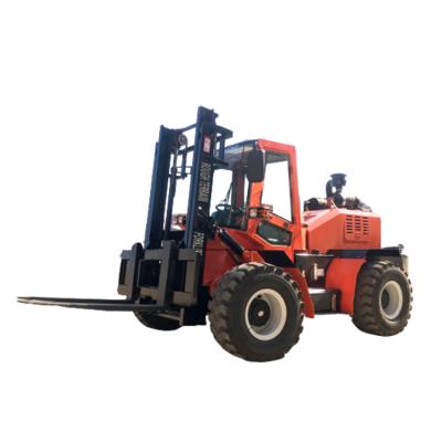 China Building Material Stores Crane Hoist Rough Terrain Forklift Heavy Duty For Sale for sale