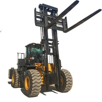 China Building Material 16ton 18ton20ton Stores All Terrain Forklift High Capacity 4WD Forklifts and Lifting Equipment for sale