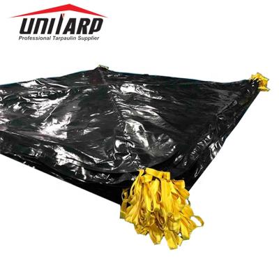 China Professional Construction Site Special Drop Tarpaulin Snow Maker Tarpaulin Water Resistant PVC Lifting Tarps for sale