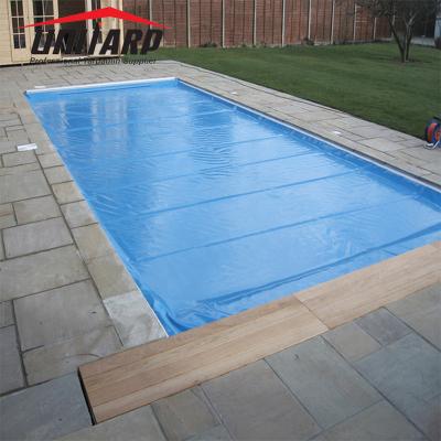 China Retractable Waterproof Pool Covers UV Resistant Safty PVC Swimming Pool Cover for sale