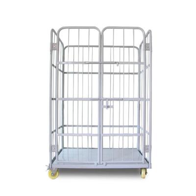 China China Manufacture Professional Anti-Corrosion Logistics Storage Cage Carts Trolley for sale