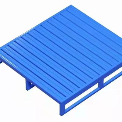 China New Pattern Steel Reinforced Pallet Manul Durable Stackable High Quality Pallet for sale