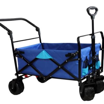 China Easy Movable Industrial Heavy Duty Garden Trolley Trolley Hand Push Cart Mute Color Custom With Wheel Original Dimension Material Place for sale