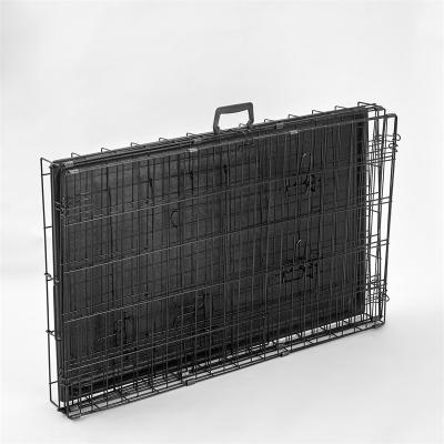 China Viable Pet Houses Wholesale Stainless Steel Metal Small Collapsible Carriers Pet Shop Display Cages For Dog Cat Rabbit for sale