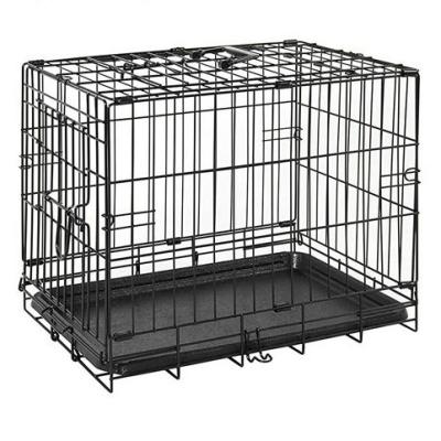 China Cheap Wholesale Stainless Steel Small Collapsible Metal Cage Pet Carriers For Dog Cat Rabbit Houses for sale