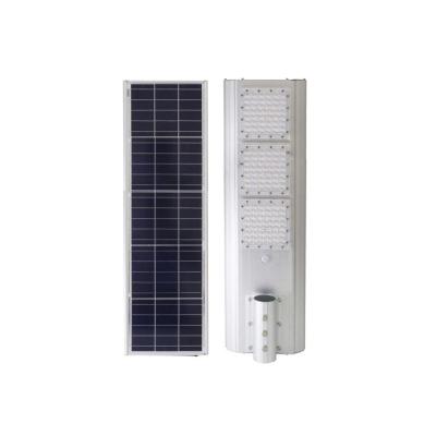 China ROAD Power LED Control Body High Induction 50w 100w 150W Smart Integrated All In One Solar Garden Light for sale