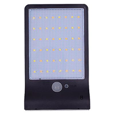 China Outdoor Polycarbonate Easy-to-install Solar Wall Mount Human Body Induction Light Solar Remote Control Light for sale