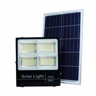 China LANDSCAPE High Power 25W 40W 60W 100W 200W High Bright Outdoor Aluminum Solar Flood Light with Power Display for sale