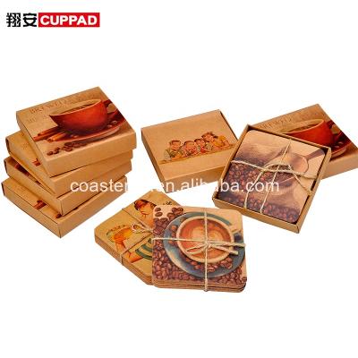 China Sustainable Hot Sale Sublimation Heat-Insulation Custom MDF Drink Coaster for sale