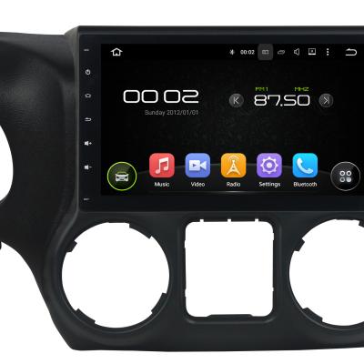 China GPS 10.1 Inch Screen Android 9.0 System 8coer Car GPS Navigator For Jeep Wrangler Car Built-in Play 4+64GB for sale