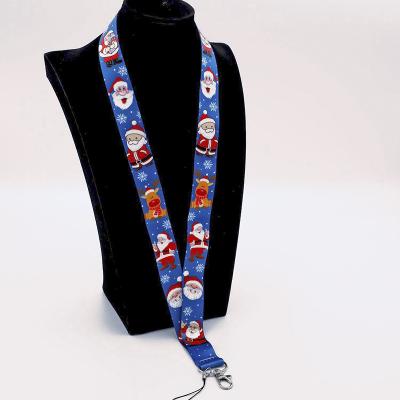 China Cheap Christmas Lanyard For Cellphone Camera Neck Strap Custom Made From Amazon USA Polyester Bestsellers for sale