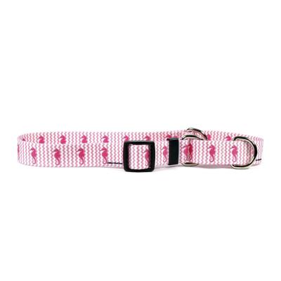 China Pink Personalized Custom Design Polyester Material Martingle Slip Collar Wholesale for sale