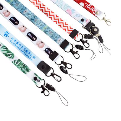 China Fashion Custom Fast Shipping Polyester New Arrival Polyester Wap Lanyard Key Chain Custom Lanyards for sale